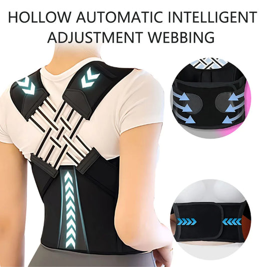 Correcteur de posture intelligent Novalya™ – Soutien ergonomique dos & épaules