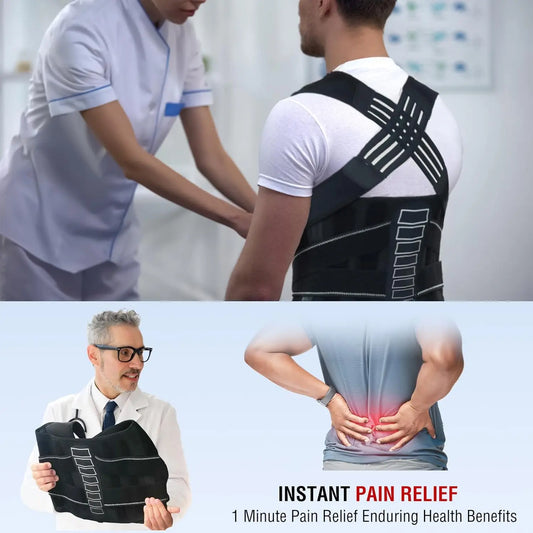 Correcteur de posture avancé Novalya™ – Maintien lombaire renforcé & dos aligné